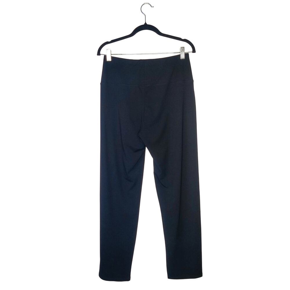 Habitat Pull On Knit Travel Pant Black Ankle Length Small Minimalist Comfort - Picture 5 of 15